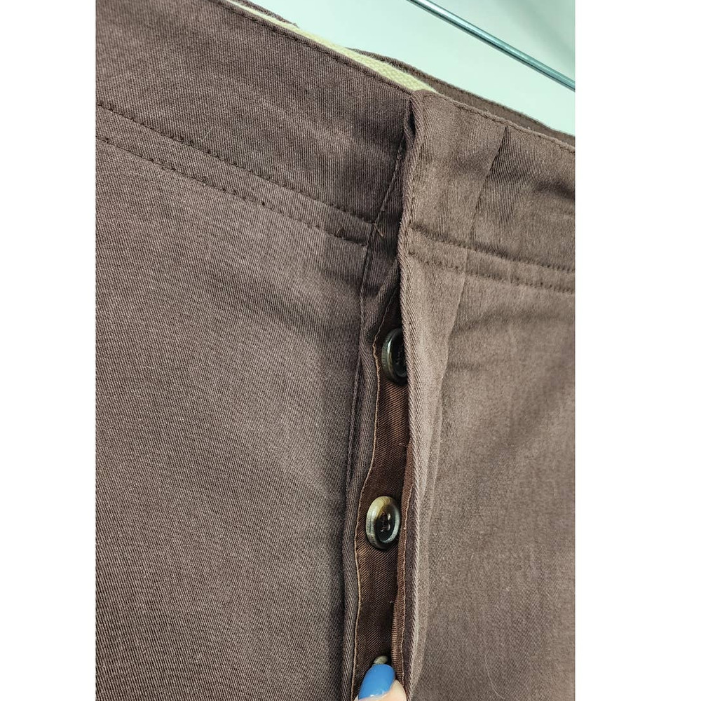 Marni Cropped Trouser Pants Made In Italy Brown Womens Euro 44 - Picture 10 of 15